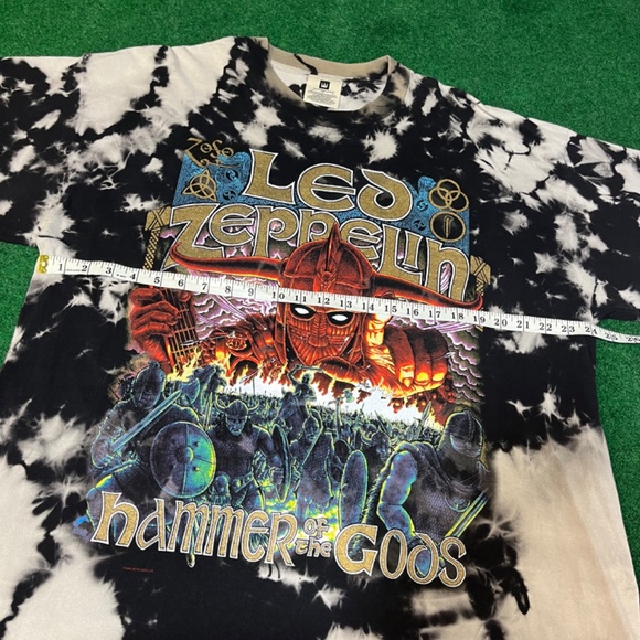Led Zeppelin Hammer of the Gods Vintage Tshirt - Picture 3 of 4